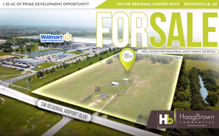 Pictures of Land property located at 5951 SW REGIONAL AIRPORT BLVD, BENTONVILLE, AR 72713-9452 for sales - image #1