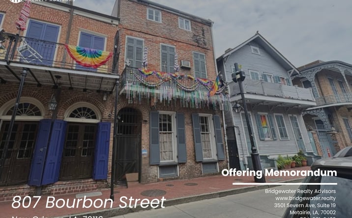 Pictures of Multifamily property located at 807 Bourbon Street, New Orleans, LA 70116 for sales - image #1