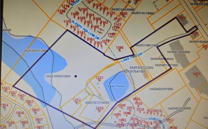 Pictures of Land property located at 1231,1252,1276 Lake Pine Drive Drive, Fayetteville, NC 28311 for sales - image #1