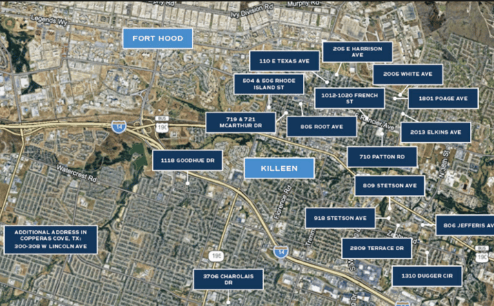 Pictures of Multifamily property located at Killeen Portfolio, Killeen, TX 76541 for sales - image #1