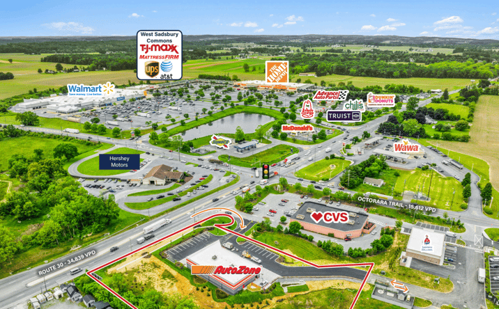 Pictures of Retail property located at 3361 Lincoln Highway, Parkesburg, PA 19365 for sales - image #1