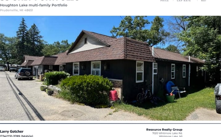 Pictures of Multifamily property located at 114 Devonshire Drive, Prudenville, MI 48651 for sales - image #1