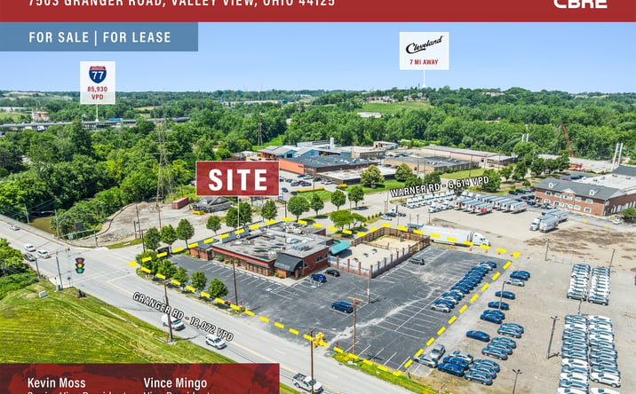 Pictures of Retail property located at 7503 Granger Road, Valley View, OH 44125 for sales - image #1