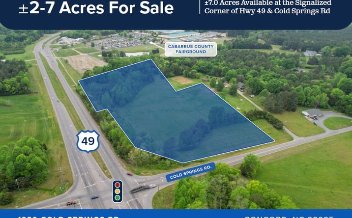 Pictures of Land property located at 1930 Cold Springs Rd, Concord, NC 28025 for sales - image #1