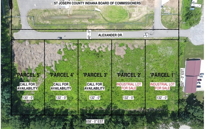 Pictures of Industrial, Land property located at Alexander Drive, Granger, IN 46530 for sales - image #1