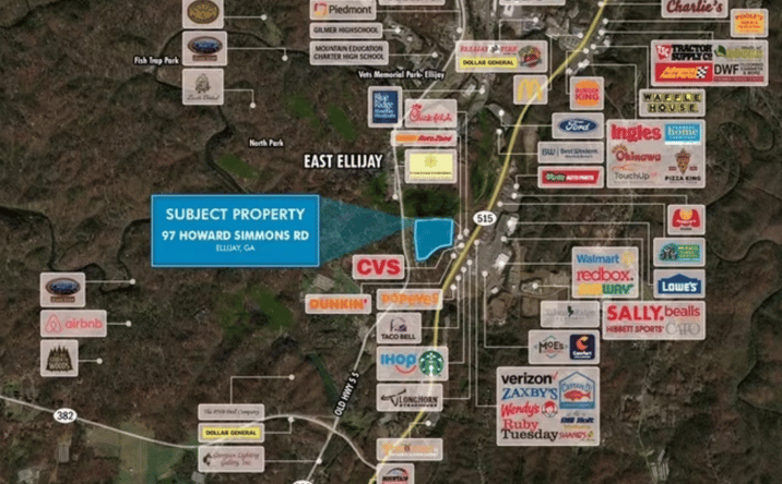 Pictures of Land property located at 00 Howard Simmons Road, Ellijay, GA 30540 for sales - image #1