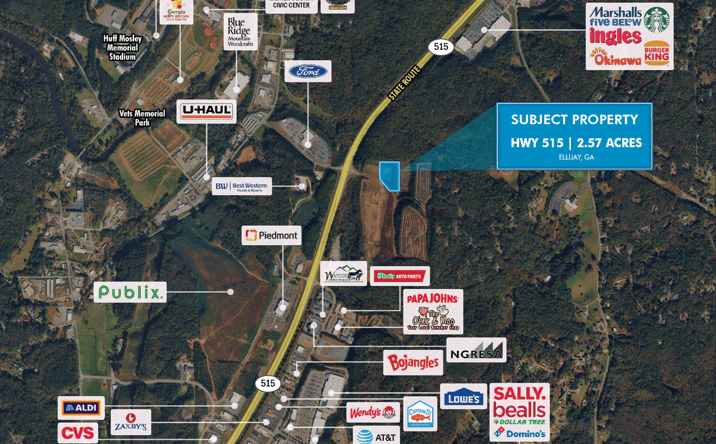 Pictures of Land property located at BROOKVIEW BLVD EAST ELLIJAY GA 30536, EAST ELLIJAY, GA 30536 for sales - image #1