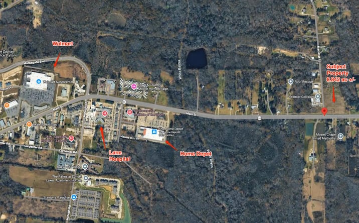 Pictures of Land property located at 8501 Main St, Zachary, LA 70791 for sales - image #1