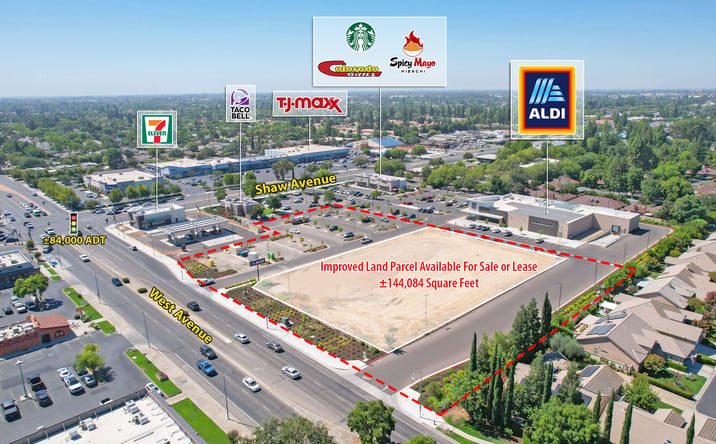Pictures of Land property located at 2068 W SHAW AVE, FRESNO, CA 93711 for sales - image #1