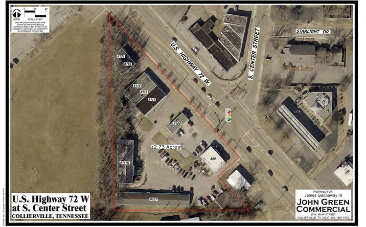 Pictures of Retail property located at 115 W US HWY 72, COLLIERVILLE, TN 38017-2917 for sales - image #1
