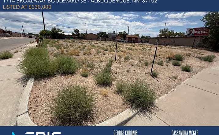 Pictures of Land property located at 1714 Broadway Boulevard SE, Albuquerque, NM 87102 for sales - image #1