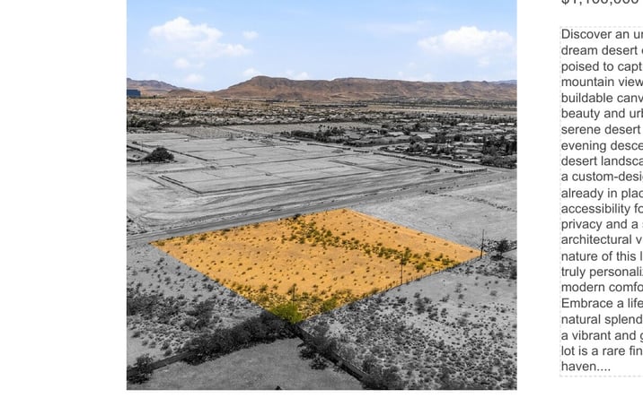 Pictures of Land property located at Erie Avenue, Las Vegas, NV 89138 for sales - image #1