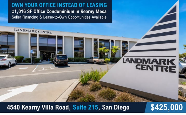 Pictures of Office property located at 4540 Kearny Villa Road, Suite 215, San Diego, CA 92123 for sales - image #1