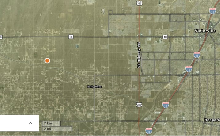 Pictures of Land property located at 7300 La Mesa Road, Phelan, CA 92371 for sales - image #1