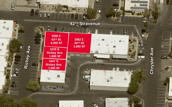 Pictures of Industrial, Office property located at 3235 & 3241 S. Richey Ave., 2556 & 3562 E. 42nd Stravenue, Tucson, AZ 85713 for sales - image #1