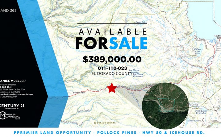 Pictures of Land property located at Highway 50 & Icehouse Rd, Pollock Pines, Pollock Pines, CA 95726 for sales - image #1