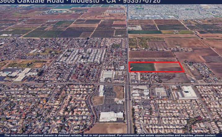 Pictures of Land property located at 3608 Oakdale Road, Modesto, CA 95357 for sales - image #1