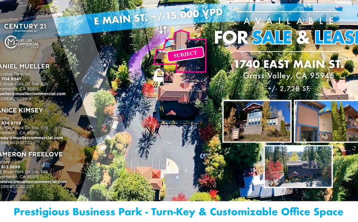 Pictures of Retail, Office property located at 1740 East Main St., Grass Valley, CA 95945 for sales - image #1