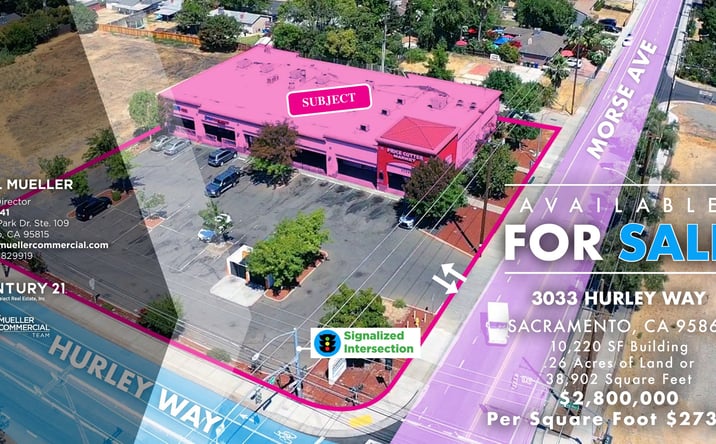 Pictures of Retail property located at 3033 Hurley Way, Sacramento, CA 95864 for sales - image #1