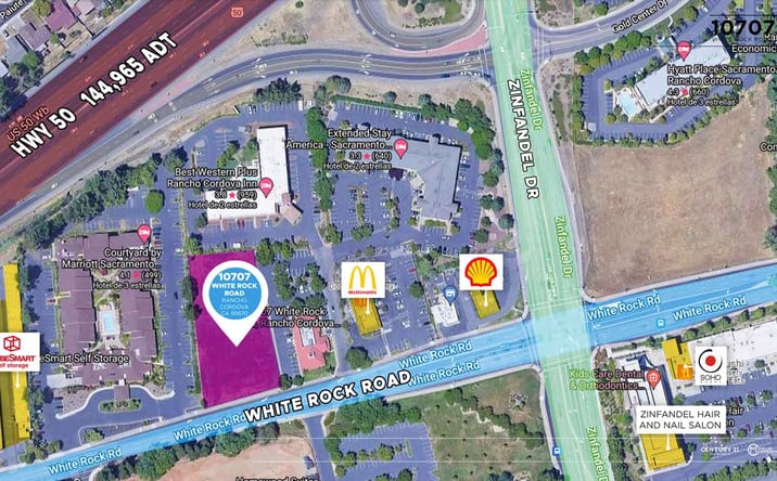Pictures of Retail property located at 10707 White Rock Rd, Rancho Cordova, CA 95670 for sales - image #1