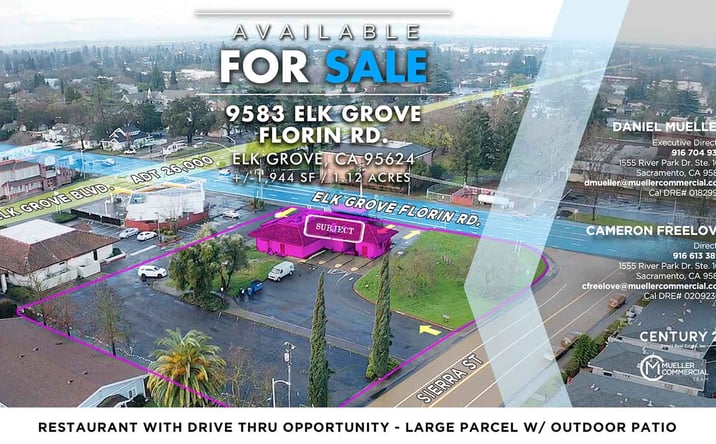 Pictures of Retail property located at 9583 Elk Grove Florin Rd, Elk Grove, CA 95624 for sales - image #1