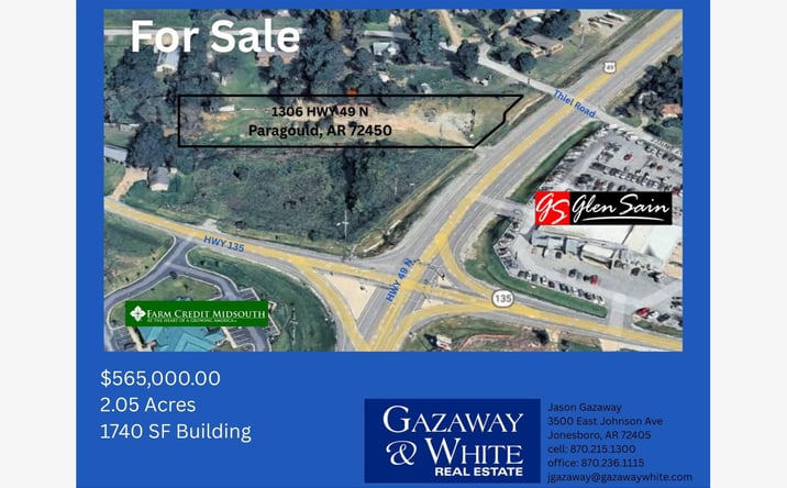 Pictures of Land property located at 1306 HWY 49 N, Paragould, AR 72450 for sales - image #1
