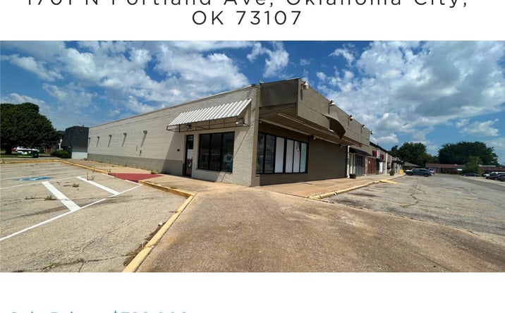 Pictures of Retail property located at 1701 N Portland Ave, Oklahoma City, OK 73107 for sales - image #1