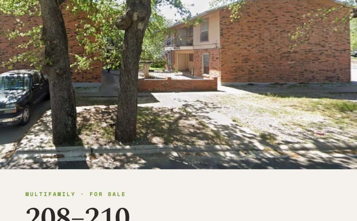 Pictures of Multifamily property located at 208-210 N Vanderveer Street, Burnet, TX 78611 for sales - image #1