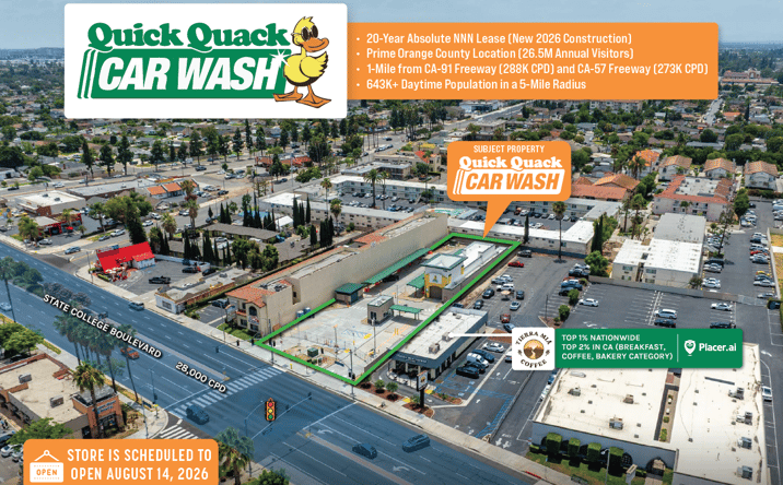 Pictures of Retail property located at 125 North State College Boulevard, Anaheim, CA 92806 for sales - image #1
