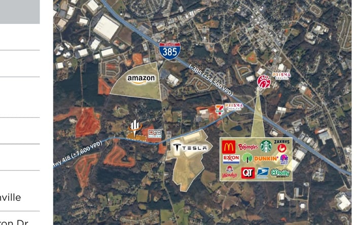 Pictures of Land property located at 314 Milacron Drive, Fountain Inn, SC 29644 for sales - image #1