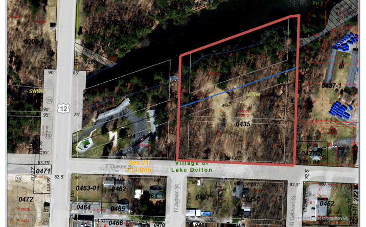Pictures of Land property located at 131 E DURKEE ST, LAKE DELTON, WI 53965 for sales - image #1