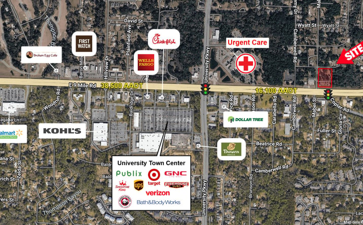 Pictures of Retail, Land, Special Purpose property located at 9400 MABEL ST, PENSACOLA, FL 32514-7758 for sales - image #1