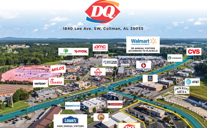 Pictures of Retail property located at 1840 LEE AVE SW, CULLMAN, AL 35055-5265 for sales - image #1
