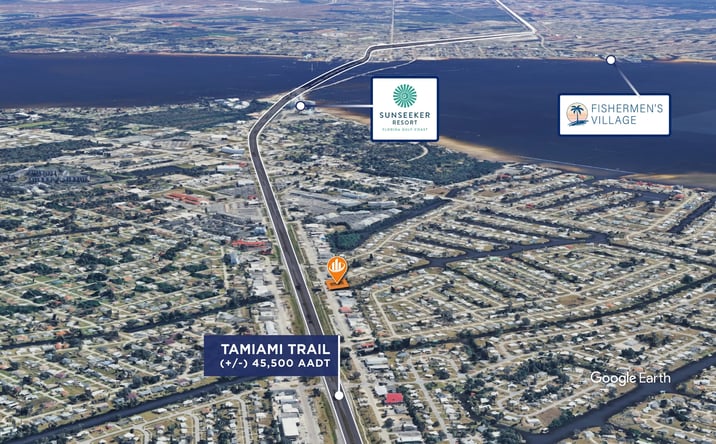 Pictures of Land property located at 3859/3871 Tamiami Trail, Port Charlotte, FL 33952 for sales - image #1