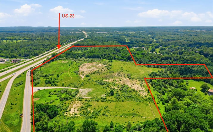 Pictures of Land property located at 4975 Old Us 23, Fenton, MI 48430 for sales - image #1