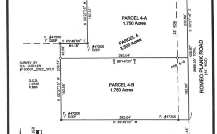 Pictures of Land property located at 72857 Romeo Plank Road, Armada, MI 48005 for sales - image #1