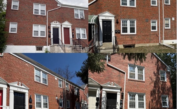 Pictures of Multifamily property located at 1100 Meridene Drive, Baltimore, MD 21239, 6114 MacBeth Drive, Baltimore, MD 21239, 6101 Chinquapin Pkwy, Baltimore, MD 21239, 6105 Chinquapin Pkwy, Baltimore, MD 21239 for sales - image #1