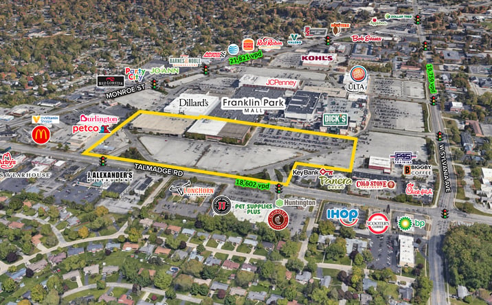 Pictures of Retail property located at 5001 Monroe St, Toledo, OH 43623 for sales - image #1