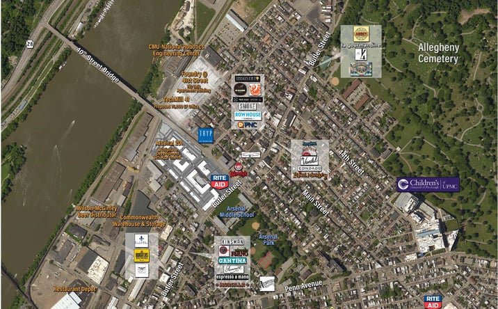Pictures of Industrial property located at 4017 Liberty Avenue, Pittsburgh, PA 15224 for sales - image #1