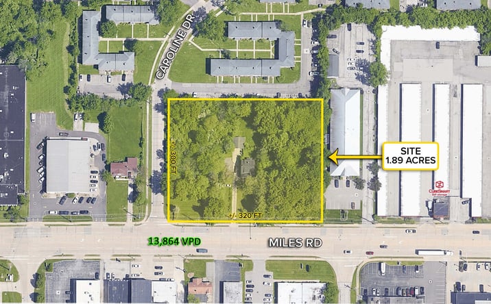 Pictures of Land property located at Miles Rd, Warrensville Heights, OH 44128 for sales - image #1