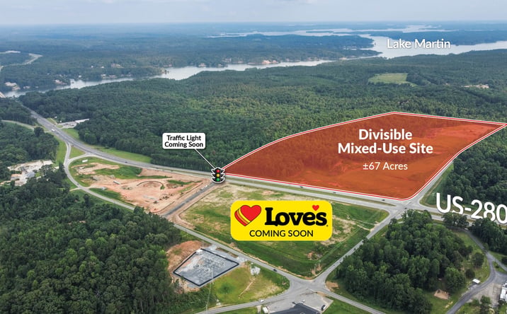 Pictures of Land, Mixed Use property located at US-280 @ Coven Abbett Hwy, Alexander City, AL 35010 for sales - image #1