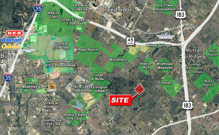 Pictures of Land property located at Williamson Road, Creedmoor, TX 78610 for sales - image #1