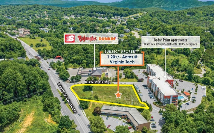 Pictures of Retail, Land property located at 2211 S MAIN ST, BLACKSBURG, VA 24060-6688 for sales - image #1