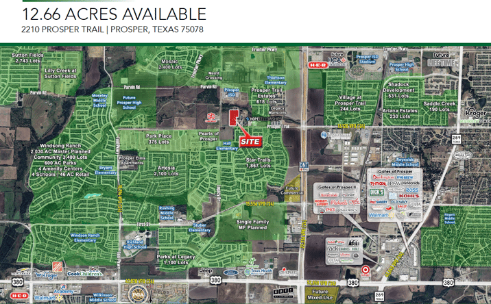 Pictures of Land property located at 2210 Prosper Trail, Prosper, TX 75078 for sales - image #1