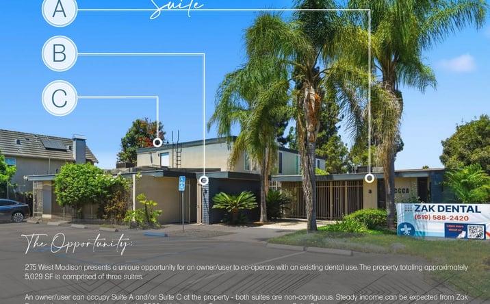 Pictures of Office property located at 275 West Madison Avenue, El Cajon, CA 92020 for sales - image #1