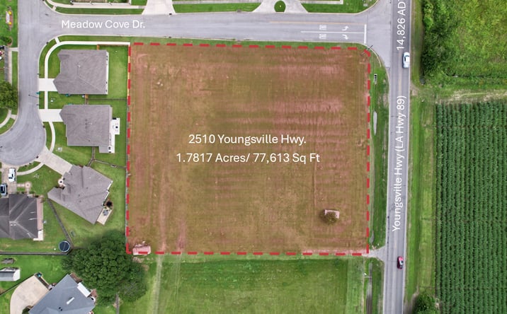Pictures of Land property located at 2510 Youngsville Highway, Youngsville, LA 70592 for sales - image #1