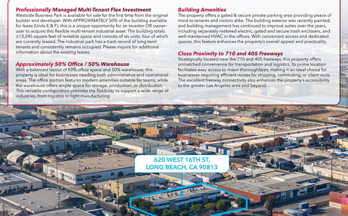 Pictures of Industrial property located at 620 West 16th St, Long Beach, CA 90813 for sales - image #1