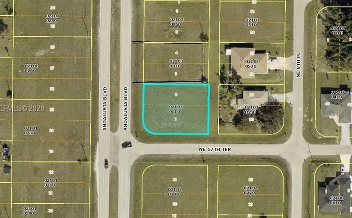 Pictures of Land property located at 1719 Andalusia BLVD, Cape Coral, FL 33909 for sales - image #1