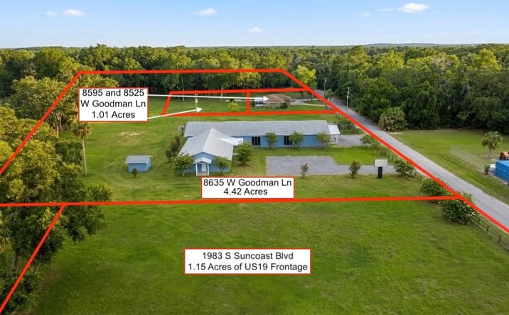 Pictures of Land, Office, Industrial property located at 8635 W GOODMAN LN, HOMOSASSA, FL 34448-1860 for sales - image #1