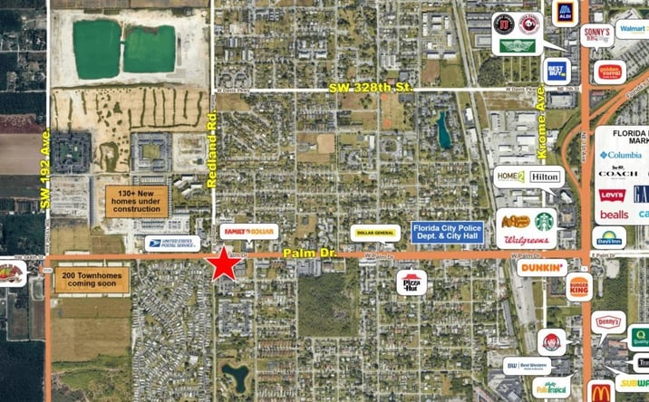 Pictures of Retail, Land property located at W. Palm Dr & Redland Rd, Florida City, FL 33034 for sales - image #1